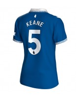 Everton Michael Keane #5 Domácí Dres pro Dámské 2023-24 Krátký Rukáv